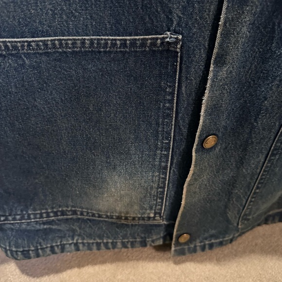 Walls Insulated Blanket-Lined Denim Chore Coat - Picture 7 of 8